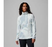 Columbia - Pile stampato con cerniera a metà lunghezza Glacial™ IV - Blu - Taglia XS - Donna