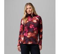 Columbia - Pile stampato con cerniera a metà lunghezza Glacial™ IV - Rosso - Taglia XS - Donna