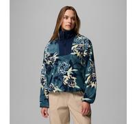Columbia - Pile stampato con cerniera a metà lunghezza Sequoia Grove™ - Blu - Taglia XL - Donna