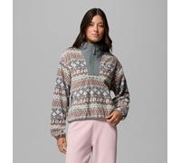 Columbia - Pile stampato con cerniera a metà lunghezza Sequoia Grove™ II - Marrone - Taglia S - Donna
