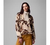 Columbia - Pile stampato con cerniera a metà lunghezza Sequoia Grove™ - Marrone - Taglia XS - Donna