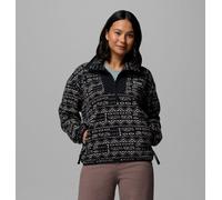 Columbia - Pile stampato con cerniera a metà lunghezza Sequoia Grove™ - Nero - Taglia S - Donna
