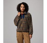 Columbia - Pile stampato con cerniera a metà lunghezza Sequoia Grove™ - Verde - Taglia XS - Donna