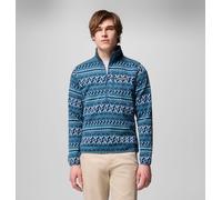 Columbia - Pile stampato con cerniera a metà lunghezza Sweater Weather™ III - Blu - Taglia S - Uomo