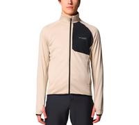Columbia - Pile traspirante da uomo con zip - Triple Canyon Grid Fleece FZ II Dark Stone Black per Uomo - Taglia XXL - Beige