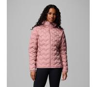 Columbia Piumino da donna Delta Ridge 2 con cappuccio, piumino piumino con cappuccio, rosa gomma, S