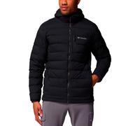 Columbia - Piumino da uomo idrorepellenza - Drift Peak Stretch Down Hooded Jacket Black per Uomo in Pelle - Taglia L - Nero