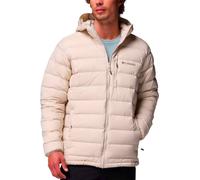Columbia - Piumino da uomo idrorepellenza - Drift Peak Stretch Down Hooded Jacket Dark Stone per Uomo in Pelle - Taglia S - Bianco