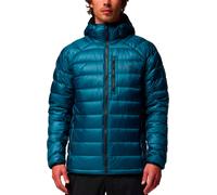Giacca con cappuccio Columbia Arctic Crest Down blu verdastro - S