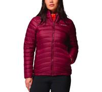 Columbia - Piumino donna idrorepellenza - Corelite Down Hooded Jacket Rich Wine per Donne in Pelle - Taglia M - Bordeaux