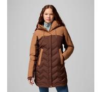 Columbia - Piumino impermeabile di media lunghezza con cappuccio Mountain Croo™ III - Marrone - Taglia XL - Donna
