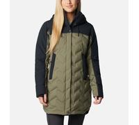 Columbia - Piumino impermeabile di media lunghezza con cappuccio Mountain Croo™ III - Verde - Taglia S - Donna