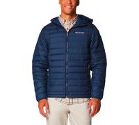 Columbia - Piumino isolante e idrorepellente - Powder Lite II Hooded Jacket Collegiate Navy per Uomo in Pelle - Taglia XL - Blu navy