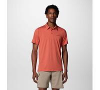 Polo Columbia Tech Trail manica corta arancione rossastro - S