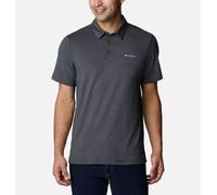Columbia Polo tecnica Tech Trail Shark Heather da Uomo L Grigio