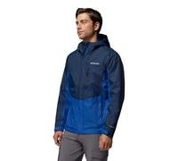Columbia Pouring Adventure 3 Jacket, Giacca antipioggia impermeabile Uomo, Collegiate Navy, Blu Montagna, XL