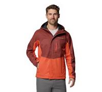 Columbia Pouring Adventure 3 Jacket, Giacca antipioggia impermeabile Uomo, Spezie/Toscana, S