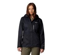 Columbia Pouring Adventure 3 Jacket, Giacca antipioggia impermeabile Donna, Nero, M