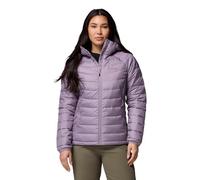 Columbia Powder Lite 2 - Piumino da donna con cappuccio, viola scisto, XS