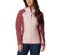 Columbia Powder Lite Hybrid Hooded Jacket Giacca da donna, Dusty Pink/Beetroot, M