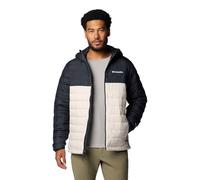Columbia - Piumino isolante e idrorepellente - Powder Lite II Hooded Jacket Dark Stone Black in Pelle - Taglia L - Nero
