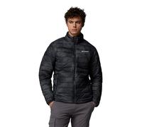Columbia Powder Lite II Printed Jacket, Tecnologia riflettente, Materiale idrorepellente, Cappuccio regolabile, Tasche di sicurezza, Isolamento ecosostenibile - da uomo