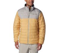 Columbia Powder Lite Jacket, Piumino Uomo, Light Camel/Flint Grey, S