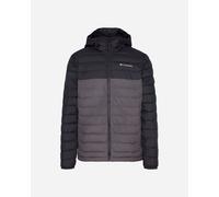 Giacca con cappuccio Columbia Powder Lite II grigio scuro - L