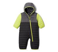 Columbia Powder Lite Reversible Bunting, Tuta De Sci, Unisex - Bambini e ragazzi, Shark/City Grey/Radiation, 6/12