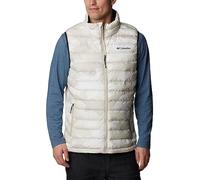 Columbia Powder Lite Vest Gilet, Dark Stone Mod Camo Print, S Uomo