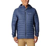 Columbia Powder Pass Giacca, Dark Mountain, Collegiate Navy, L Uomo