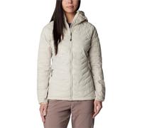 Columbia Powder Pass Hooded Jacket, Chaqueta acolchada con capucha Donna, Dark Stone,