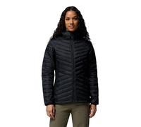Giacca con cappuccio Columbia Powder Pass III Hybrid nera donna - L