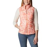 Columbia Powder Pass Vest Gilet, Coral Reef Typhoon Blooms, Coral Reef, L Donna