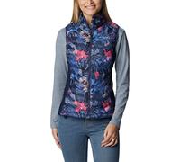 Columbia Powder Pass Vest Gilet, Nocturnal Floriculture Print, XS Donna