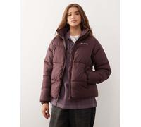 Columbia - Puffect II - Cappotto bordeaux con zip-Rosso S