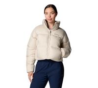 Columbia Puffect™ II Cropped, Giacca imbottita corta da donna (IT, Testo, XS, Regular, Regular, Dark Stone)