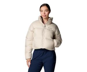 Columbia Puffect™ II Cropped, Giacca imbottita corta da donna (IT, Testo, XS, Regular, Regular, Dark Stone)