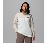 Columbia - Pile per escursionismo con apertura parziale - Benton Springs 1/2 Snap Pull Over II Sea Salt Dark Stone per Donne - Taglia M - Beige