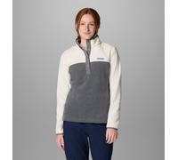 Columbia - Pullover in pile con abbottonatura corta a pressione Benton Springs™ - Grigio - Taglia L - Donna
