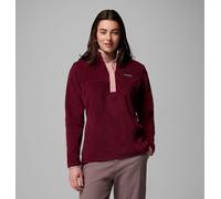 Columbia - Pullover in pile con abbottonatura corta a pressione Benton Springs™ - Rosso - Taglia L - Donna