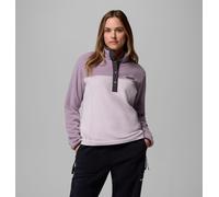 Columbia - Pullover in pile con abbottonatura corta a pressione Benton Springs™ - Viola - Taglia XL - Donna