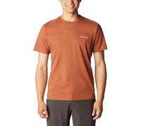 Columbia Rapid Ridge Back Graphic Tee II, T-Shirt Uomo, Auburn, Camp Icons II,