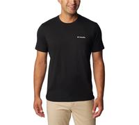 Columbia Rapid Ridge Back Graphic Tee II, T-Shirt Uomo, Black, Tonal Treescape,