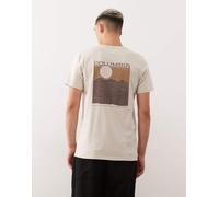 Columbia - Rapid Ridge - T-shirt beige con grafica sul retro-Neutro S