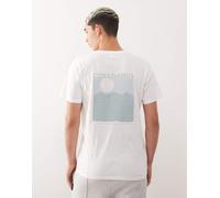 Columbia - Rapid Ridge - T-shirt bianca con stampa sul retro-Bianco M