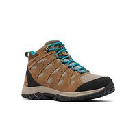 Columbia Redmond 3 Mid Wp, Scarponi da trekking ed escursionismo impermeabili a vita media Donna, Khaki Ii Sea Level 2024, 40 EU