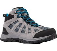 Columbia Redmond 3 Mid Wp, Scarponi da trekking ed escursionismo impermeabili a vita media Uomo, Graphite Black, 42 EU
