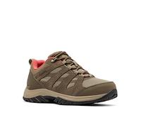 Columbia Redmond 3 WP, Scarpe da Trekking Basse Donna, Pebble/Red Coral 2023, 37.5 EU