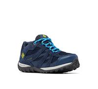 Columbia Redmond WP, Scarpe da trekking e da escursionismo a vita bassa Unisex - bambini e ragazzi, Collegiate Navy/Laser Lemon Toddler, 26 EU